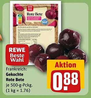 Gekochte Rote Bete