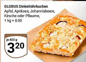 GLOBUS Dinkelrührkuchen