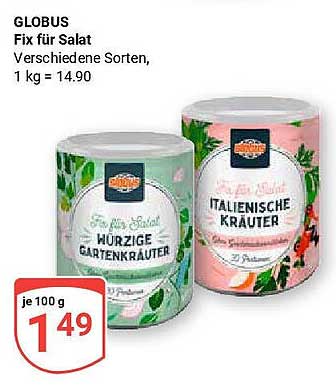 GLOBUS Fix für Salat