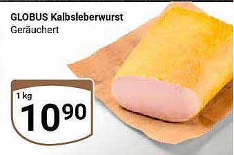 GLOBUS Kalbsleberwurst Geräuchert