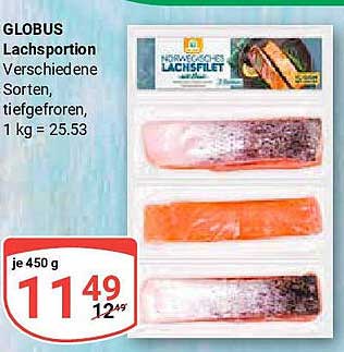 GLOBUS Lachsportion