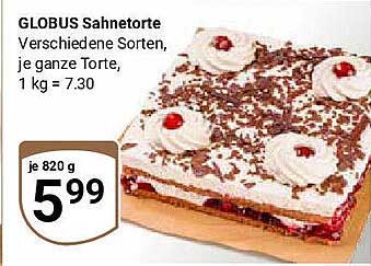 GLOBUS Sahnetorte