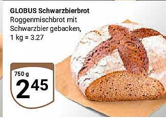 GLOBUS Schwarzbierbrot