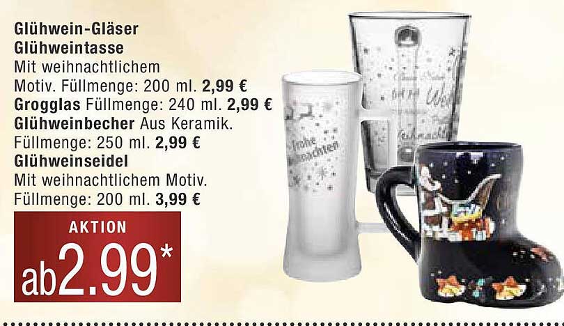 Glühwein-Gläser  
Glühweintasse  
Grogglas  
Glühweinbecher  
Glühweinseidel  