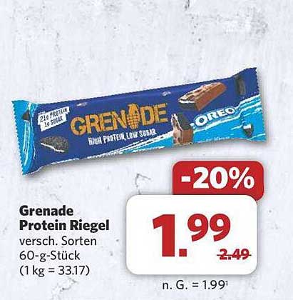 Grenade Protein Riegel