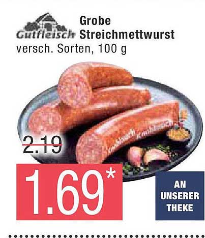 Grobe Streichmettwurst