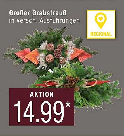 Großer Grabstrauß