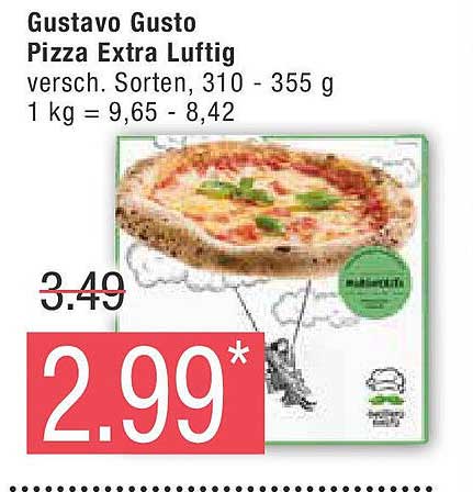 Gustavo Gusto Pizza Extra Luftig