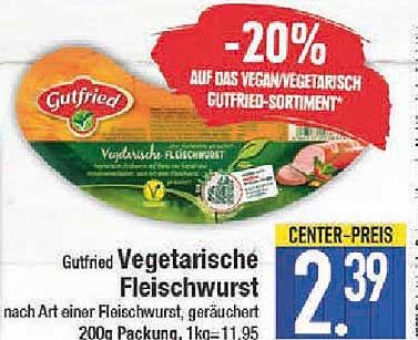 Gutfried Vegetarische Fleischwurst