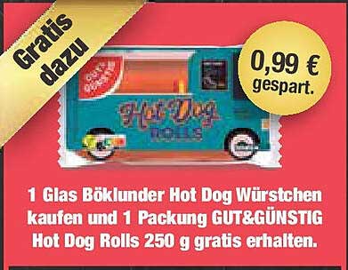 GUT&GÜNSTIG Hot Dog Rolls