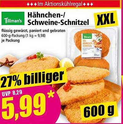 Hähnchen-/Schweine-Schnitzel