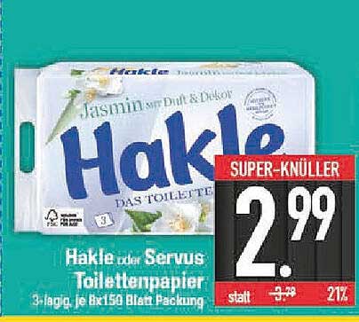 Hakle Das Toilettenpapier