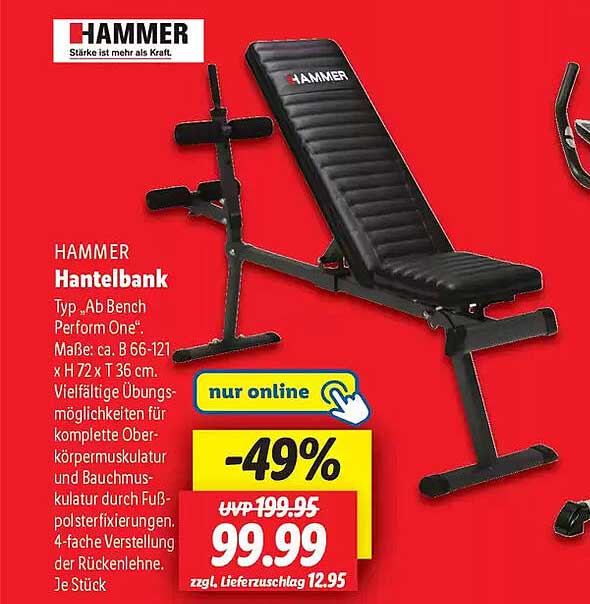 HAMMER Hantelbank