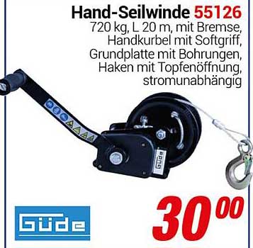 Hand-Seilwinde 55126