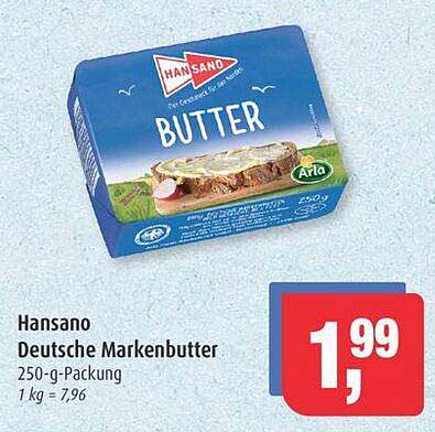 Hansano Deutsche Markenbutter