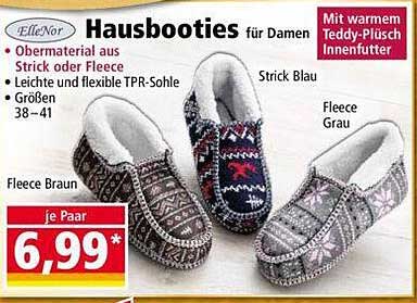 Hausbooties für Damen