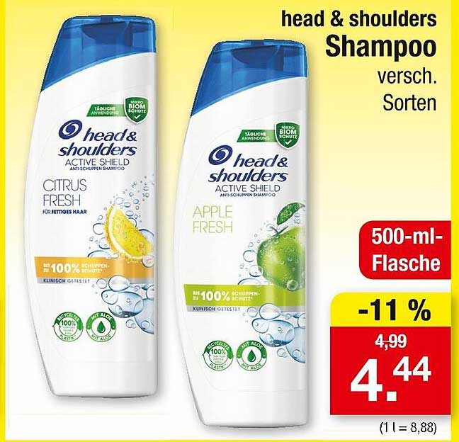 head & shoulders Shampoo versch. Sorten