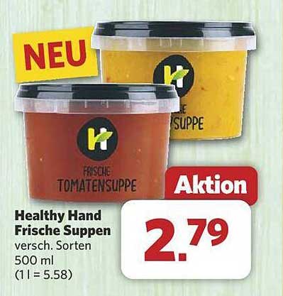 Healthy Hand Frische Suppen