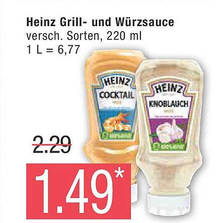 Heinz Grill- und Würzsauce