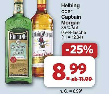 Helbing oder Captain Morgan