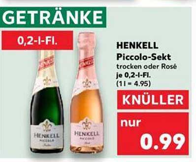 HENKELL Piccolo-Sekt