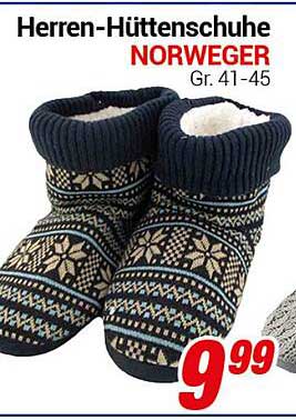 Herren-Hüttenschuhe NORWEGER