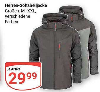 Herren-Softshelljacke