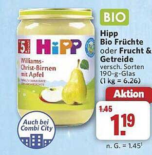 Hipp Bio Früchte oder Frucht & Getreide