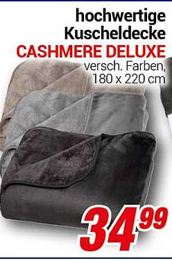 hochwertige Kuscheldecke CASHMERE DELUXE