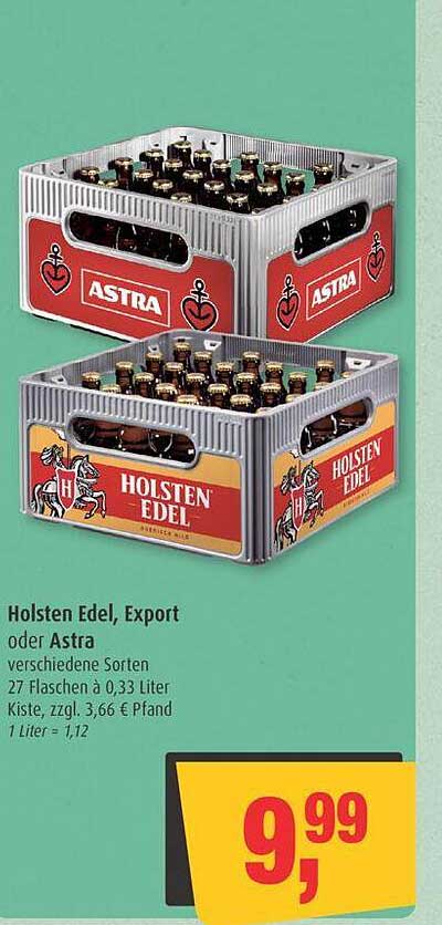 Holsten Edel, Export oder Astra