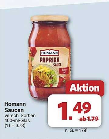 Homann Paprika Sauce