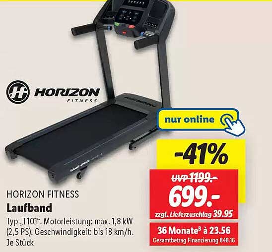 HORIZON FITNESS Laufband