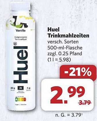 Huel Trinkmahlzeiten