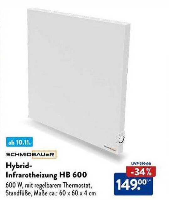 Hybrid-Infrarotheizung HB 600