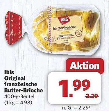 Ibis Original französische Butter-Brioches