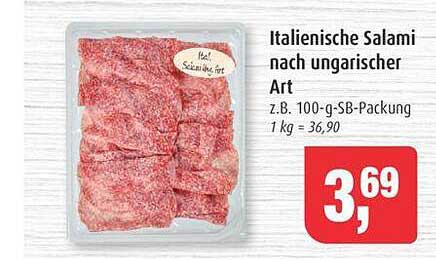 Italienische Salami nach ungarischer Art