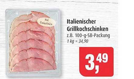 Italienischer Grillkochschinken