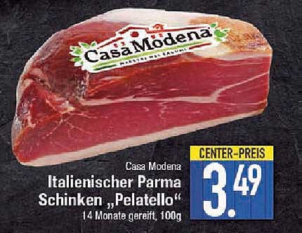 Italienischer Parma Schinken „Pelatello“