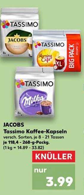 JACOBS Tassimo Kaffee-Kapseln