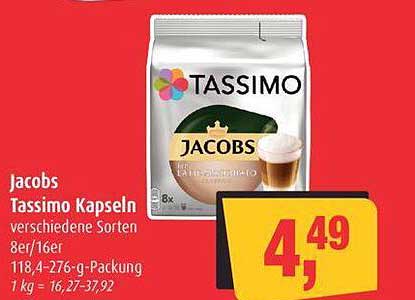 Jacobs Tassimo Kapseln