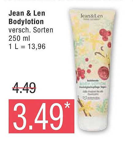 Jean & Len Bodylotion