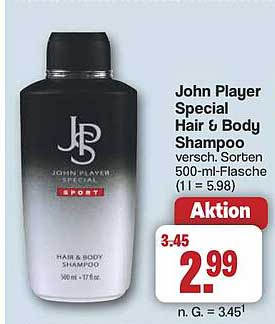 John Player Special Hair & Body Shampoo