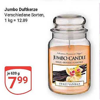 Jumbo Duftkerze