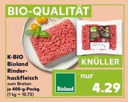 K-BIO Bioland Rinderhackfleisch