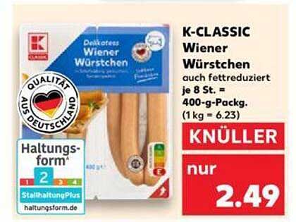 K-CLASSIC Wiener Würstchen