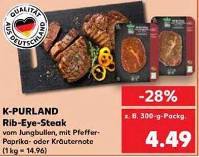 K-PURLAND Rib-Eye-Steak