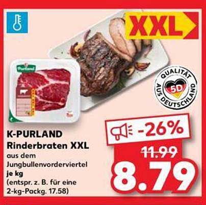 K-PURLAND Rinderbraten XXL