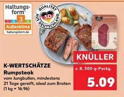 K-WERTSCHÄTZE Rumpsteak