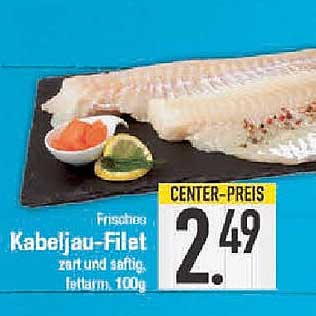 Kabeljau-Filet