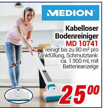 Kabelloser Bodenreiniger MD 10741